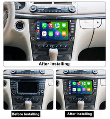 Mercedes-Benz W211 - 8" Radio m. Apple CarPlay og Android Auto – Bilmedie.dk