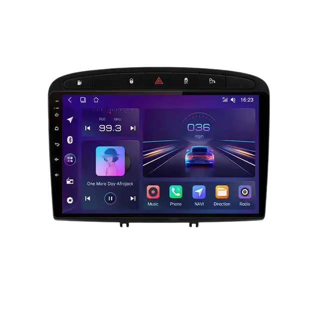 Peugeot 308/408 12-20 - 9" Radio m. Apple CarPlay og Android Auto – Bilmedie.dk