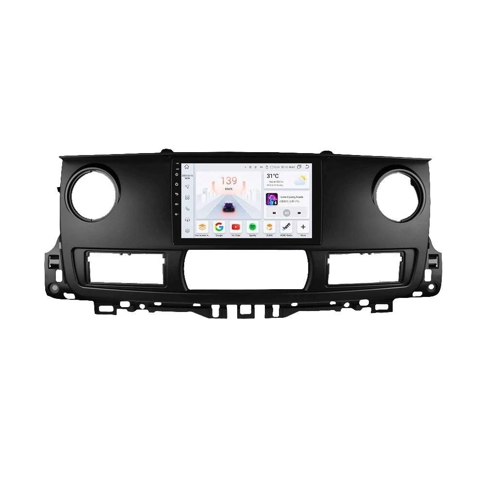Nissan NV400/Opel Movano/Renault Master 03-11 - 10,1" Radio m. Apple CarPlay og Android Auto front panel