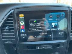 Mercedes Vito 14-21 - 10,1" Radio m. Apple CarPlay og Android Auto
