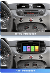 Fiat 500 07-15 - 7" Radio m. Apple CarPlay og Android Auto – Bilmedie.dk