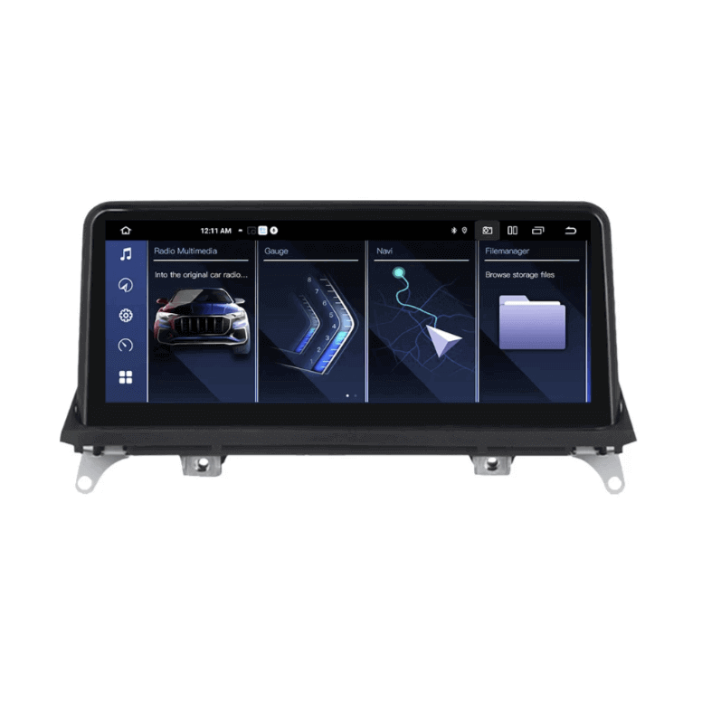 BMW X5/X6 07-14 - 10,25" Radio m. Apple CarPlay og Android Auto – Bilmedie.dk