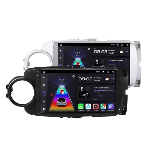 Toyota Yaris 12-17 - 9" Radio m. Apple CarPlay og Android Auto – Bilmedie.dk