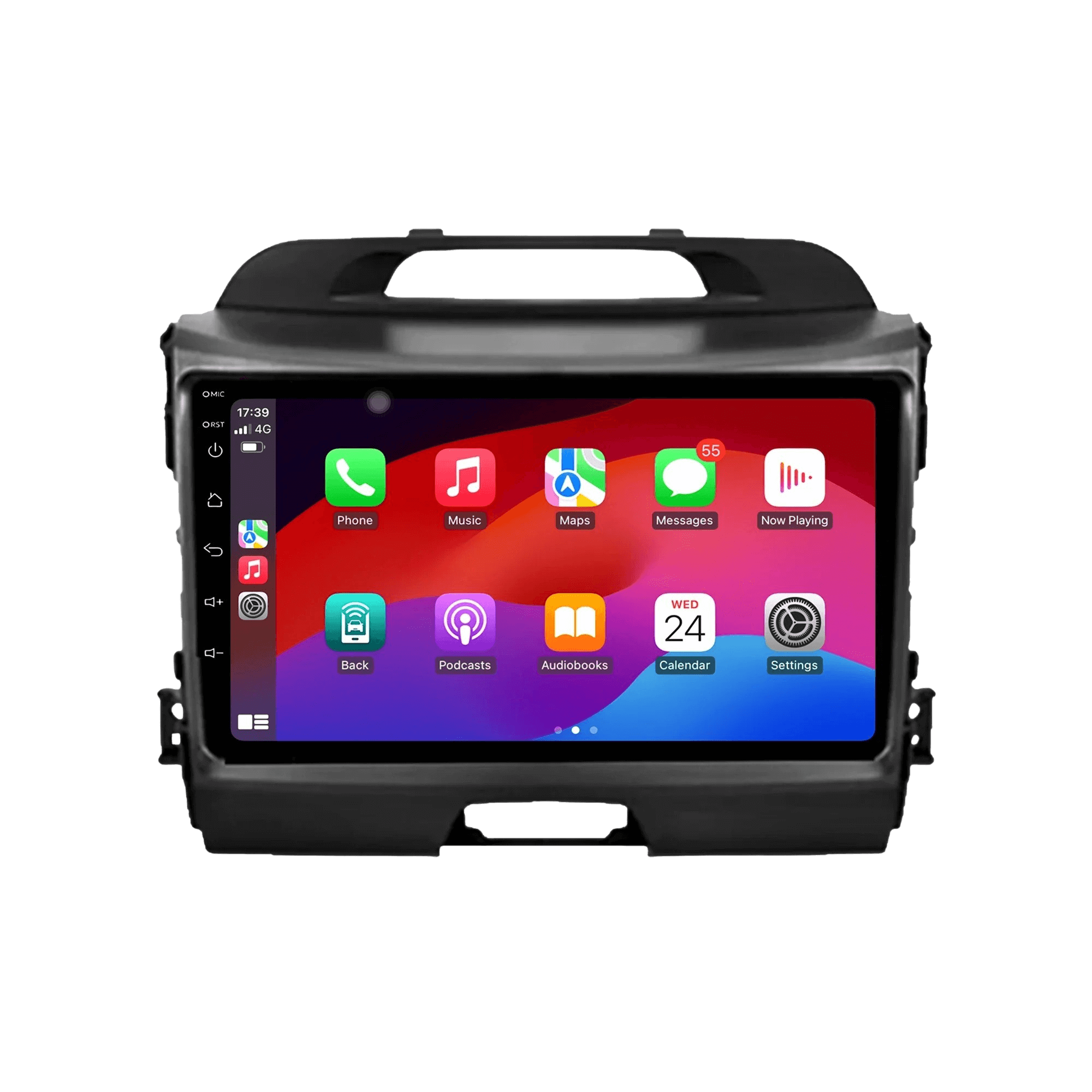 Kia Sportage 10-16 - 9" Radio m. Apple CarPlay og Android Auto med moderne teknologi.