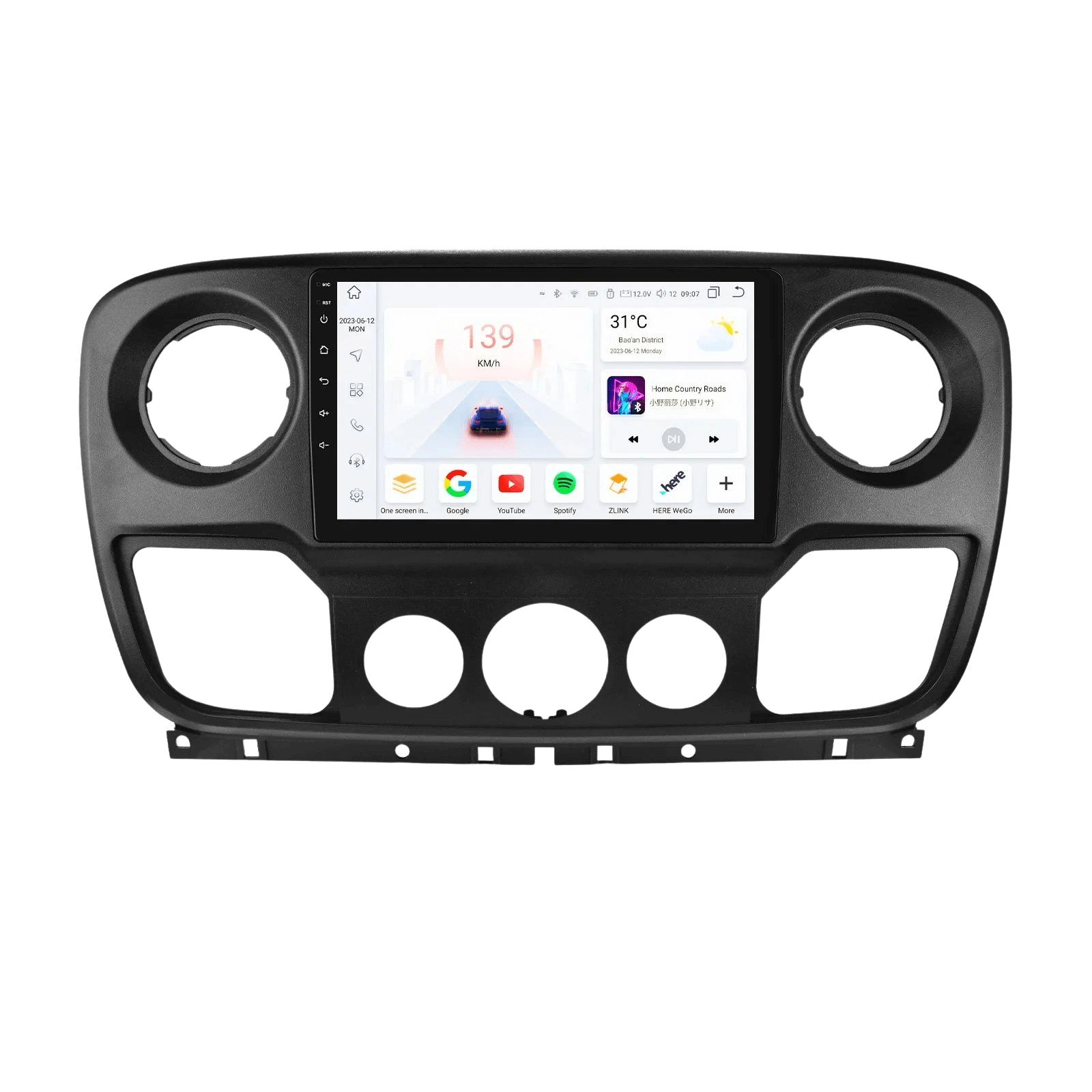 Nissan NV400/Opel Movano/Renault Master 11-19 - 10,1" Radio m. Apple CarPlay og Android Auto – Bilmedie.dk