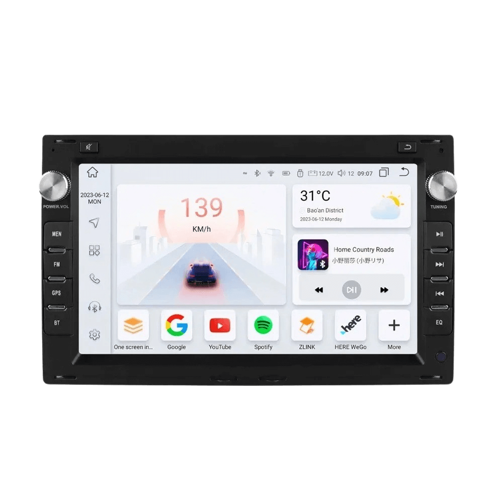 VW Passat 01-05 mm. - 7" Radio m. Apple CarPlay og Android Auto – Bilmedie.dk