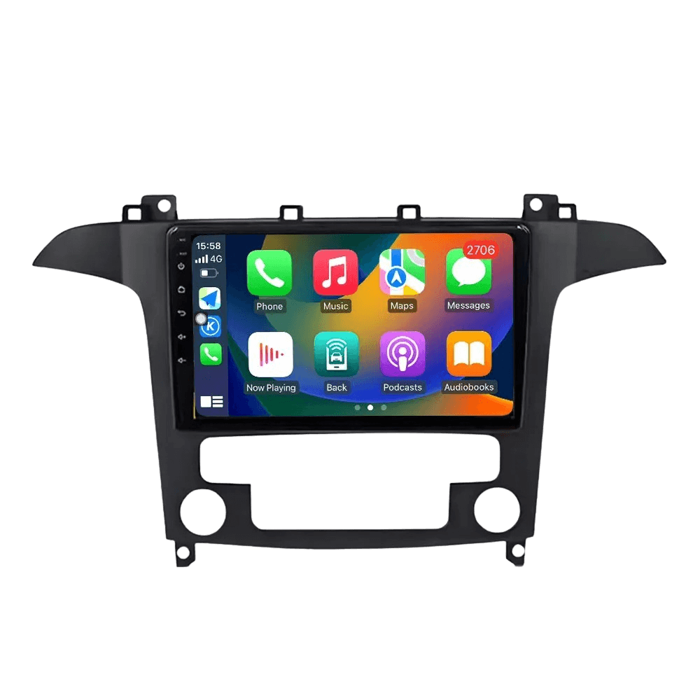 Ford S-Max 07-15 - 9" Radio m. Apple CarPlay og Android Auto – Bilmedie.dk