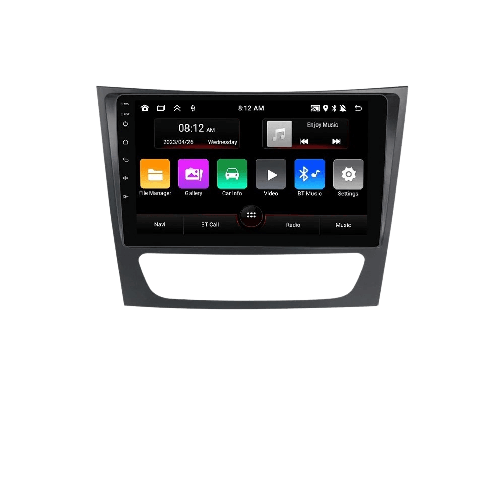 Mercedes-Benz W211 - 9" Radio m. Apple CarPlay og Android Auto – Bilmedie.dk