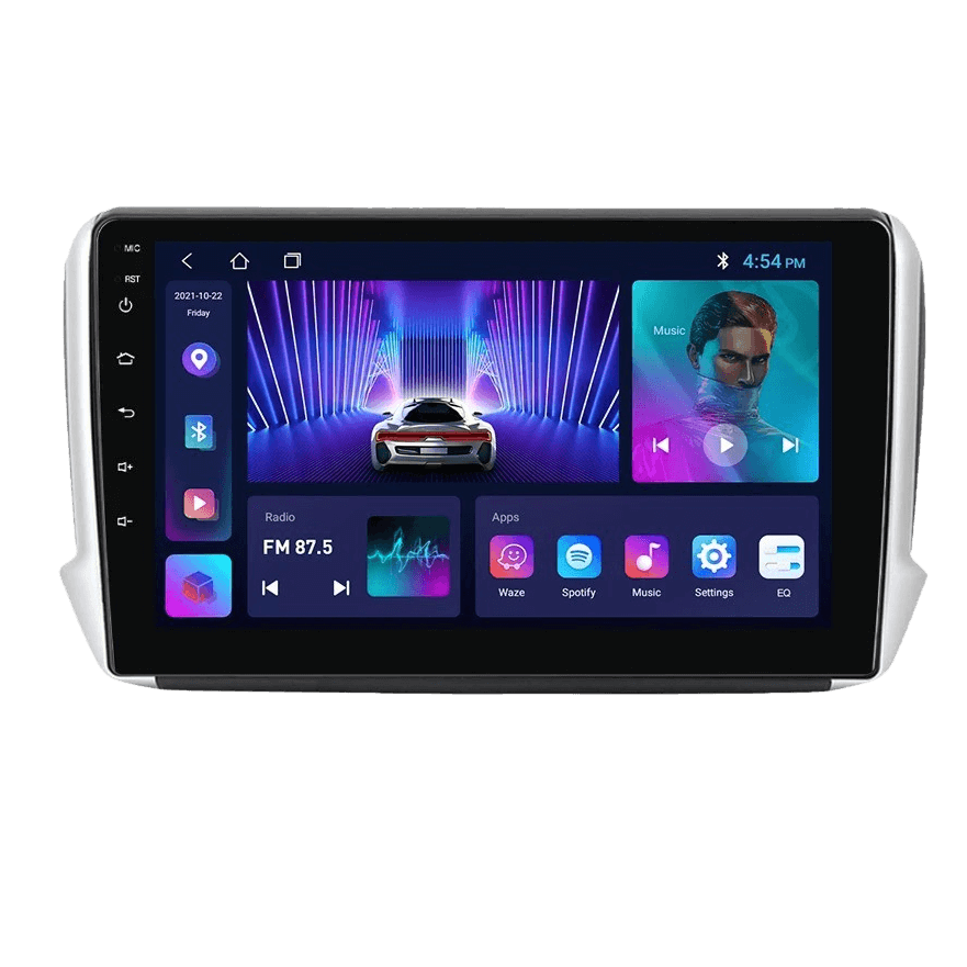 Peugeot 208/2008 12-18 - 10,1" Radio m. Apple Carplay og Android Auto – Bilmedie.dk